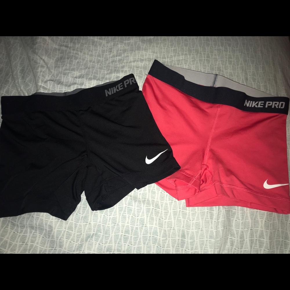 Nike pro workout shorts